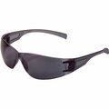 Global Industrial Frameless Safety Glasses, Scratch Resistant, Smoke Lens 708119SM